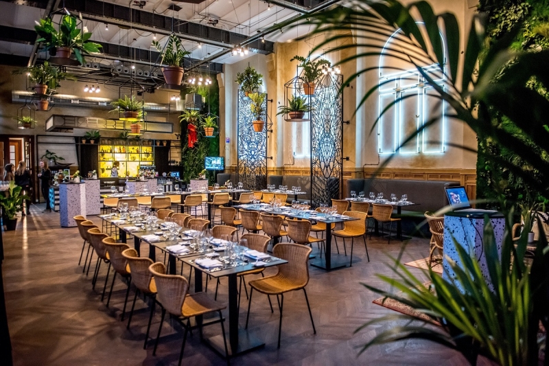 neonova secesia štýlová reštaurácia v belgicku biofilicky dizajn toptrendy sk