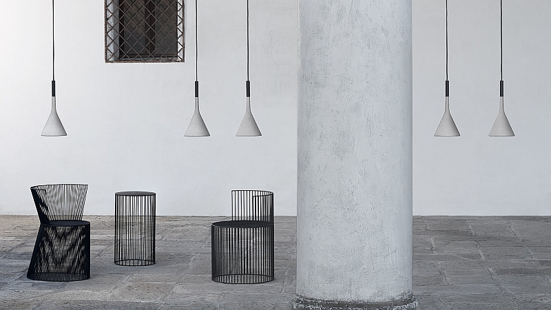 aplomb foscarini lucidi pevere brutalisticka estetika betonove tienidlo toptrendy