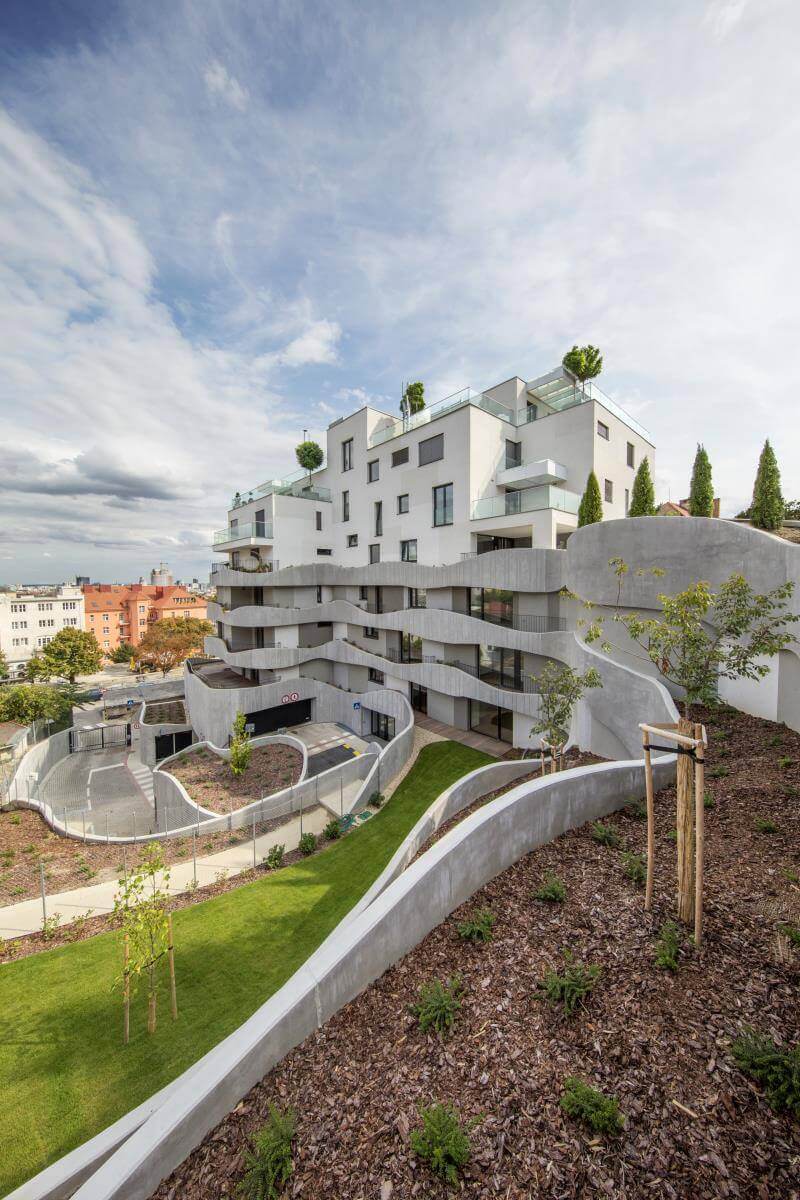 sokolska residence architektura vonkajsia uprava terenu fasadne riesenie dizajn toptrendy