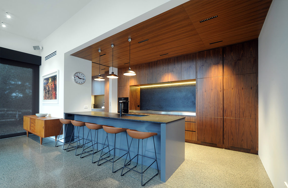 Neo design auckland custom kitchen renovation veneer stainless steel modern 1