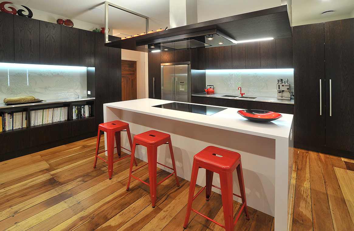 kitchen neo design renovation auckland modern oak timber dark 2