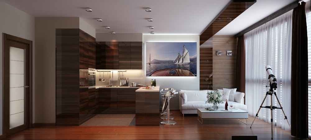 nautical theme apartment