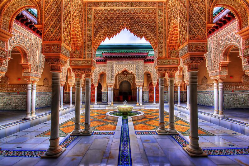 maroko riad architektura styl 2