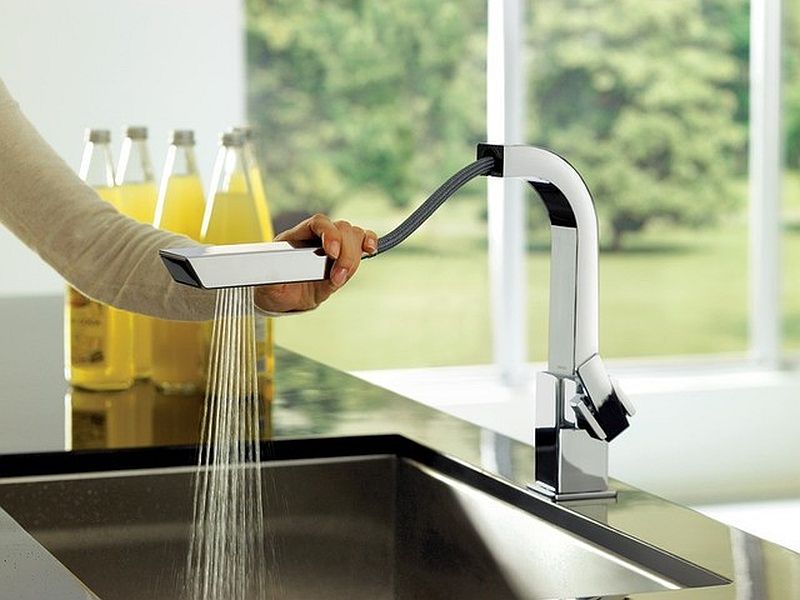 contemporary kitchen faucets