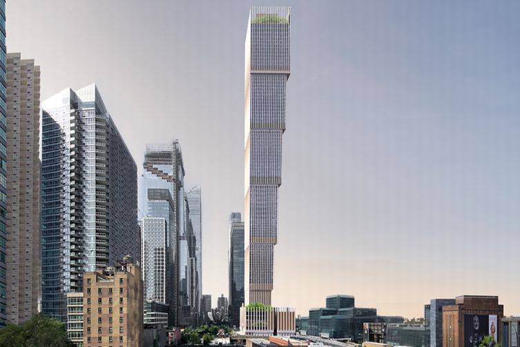 affirmation tower NY mrakodrap obrateny naopak Manhatan architektura 4 uvod