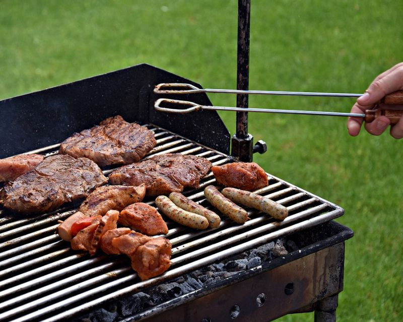 grilovanie barbecue gril maso zelenina leto 1