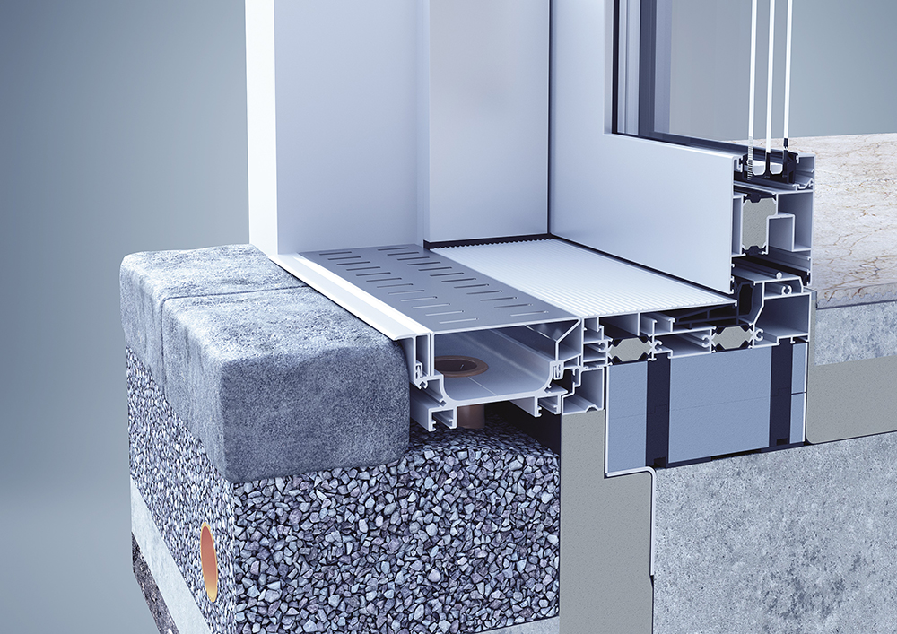 heroal S 77 SL 4 Drainagesystem