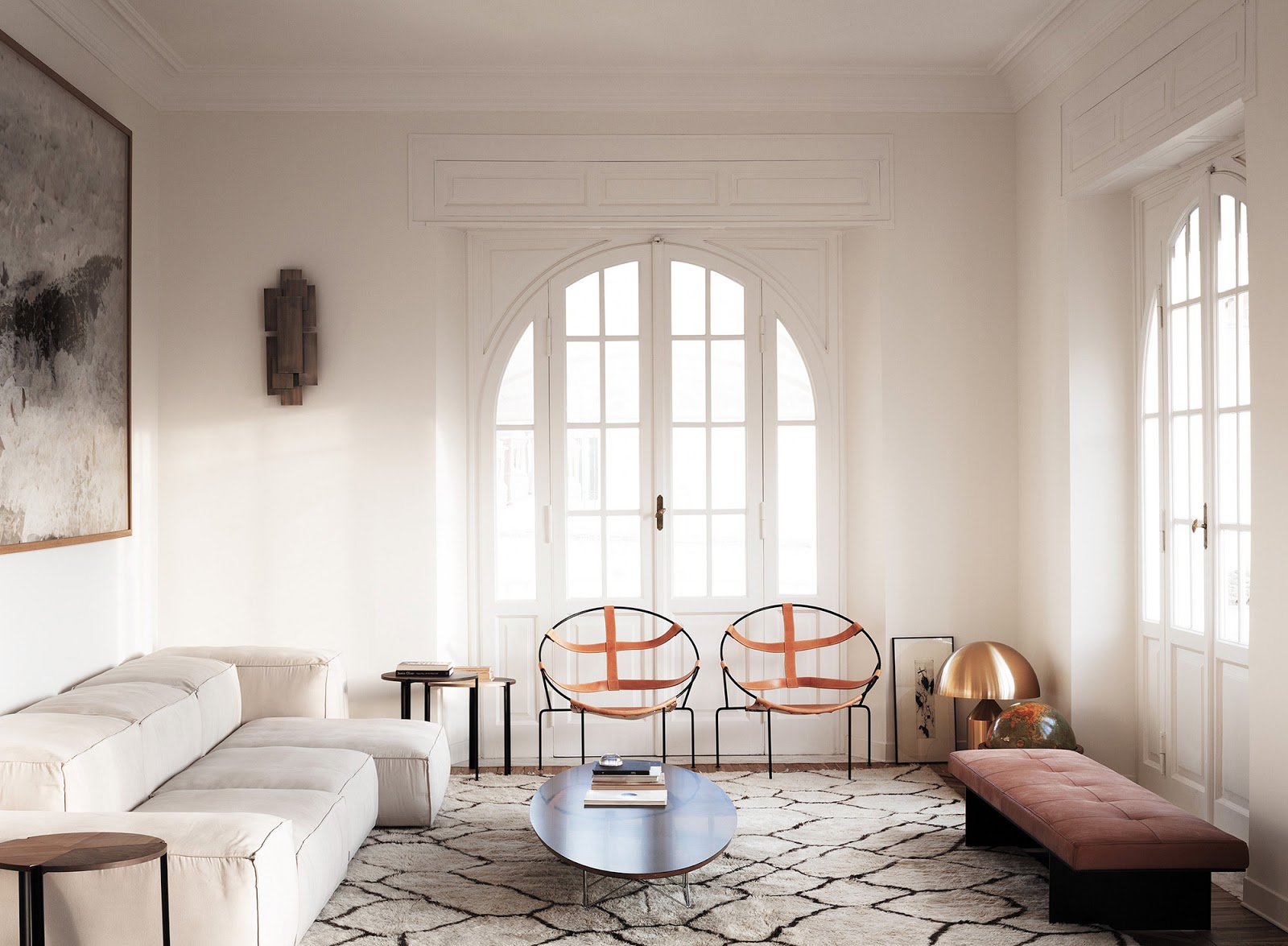 parisian apartment in ecru